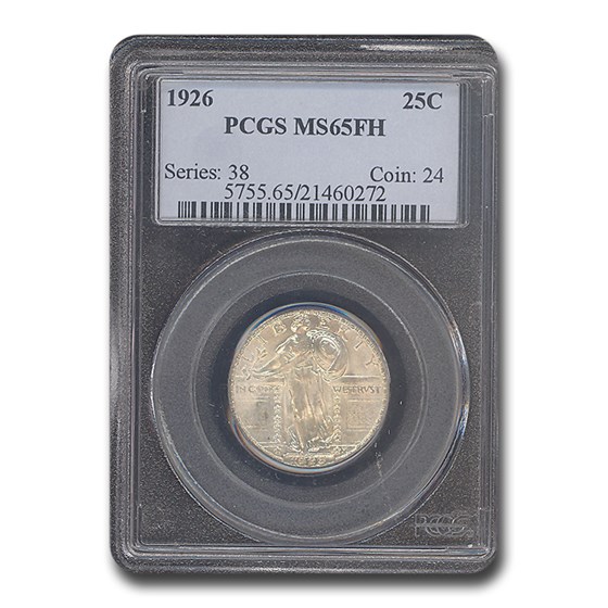 1926 Standing Liberty Quarter MS-65 PCGS (FH) 1926 Standing Liberty Quarter MS-65 PCGS (FH)